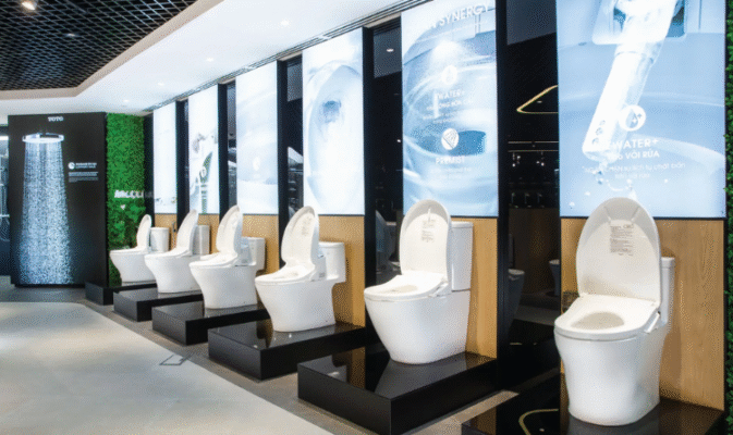 Bồn cầu thông minh TOTO công nghệ Nhật Bản