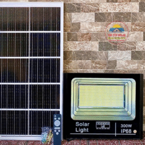Đèn Năng Lượng Mặt Trời 300W, IP68, Kèm Remote