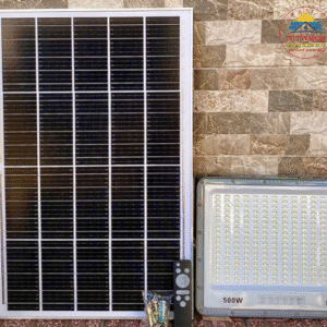 Đèn Năng Lượng Mặt Trời Siêu Sáng 500W, IP68, Kèm Remote