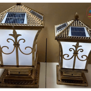 Đèn Trụ Cổng Năng Lượng Mặt Trời Hình Tháp